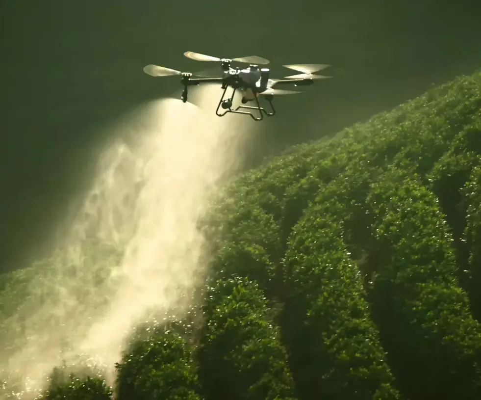 Pulverização por Drone